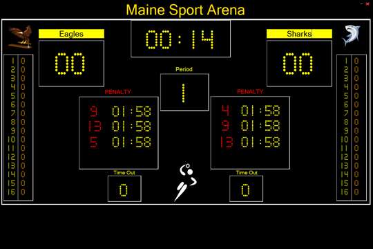 Eguasoft Handball Scoreboard screenshot 3