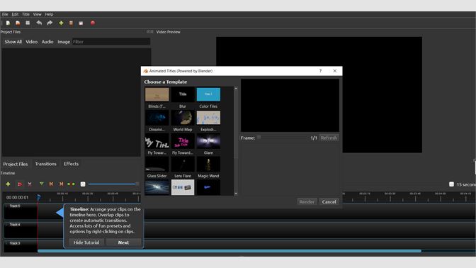 openshot video editor slow motion