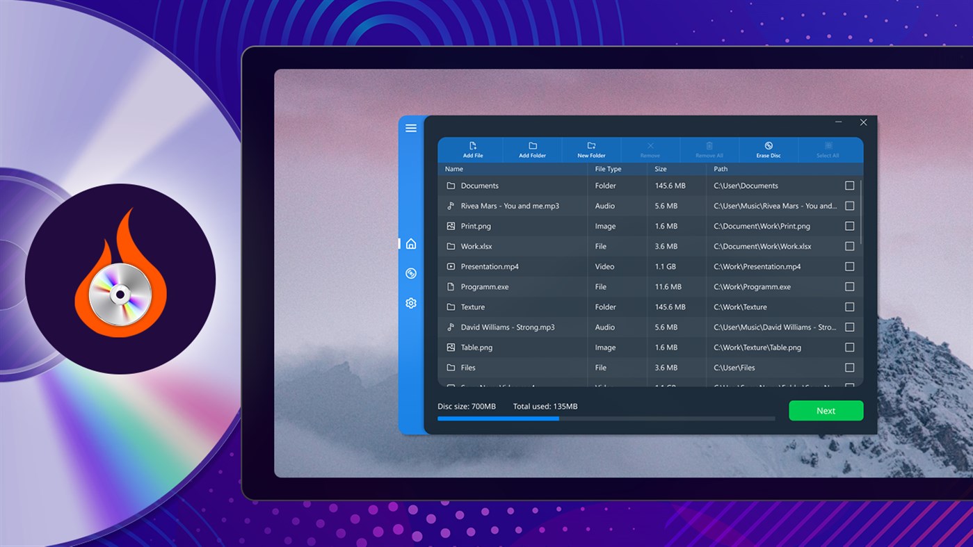 #2. Burn Disk CD DVD Blu-ray (Windows) 来自: Articent Group LLC