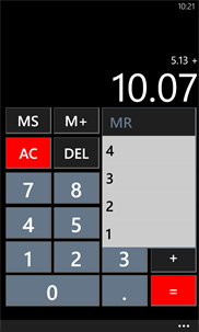 Speaking Calc screenshot 1