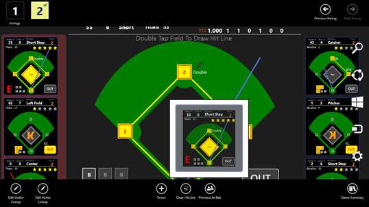METRO - Baseball Scorebook screenshot 4