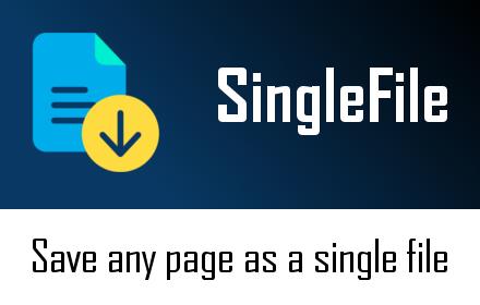 SingleFile small promo image