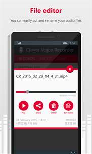 Clever Voice Recorder screenshot 3