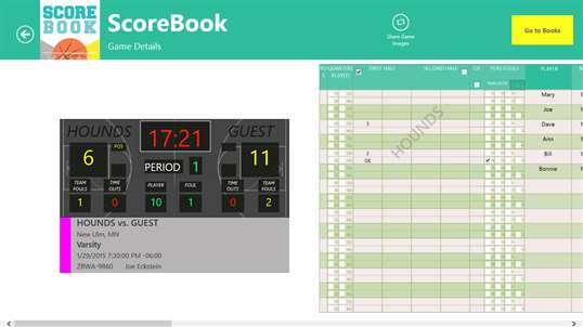 ScoreBook screenshot 3