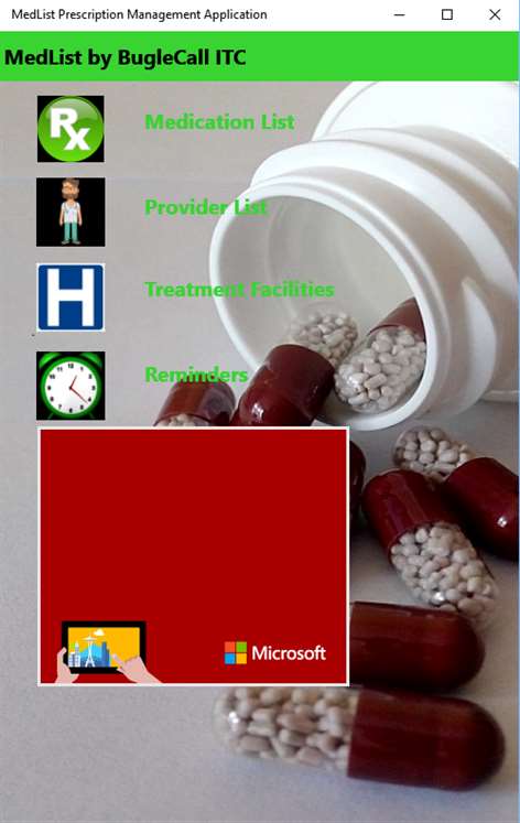 MedList Prescription Management Application Screenshots 1