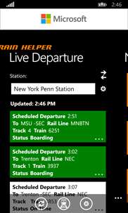 NJ Train Helper screenshot 3