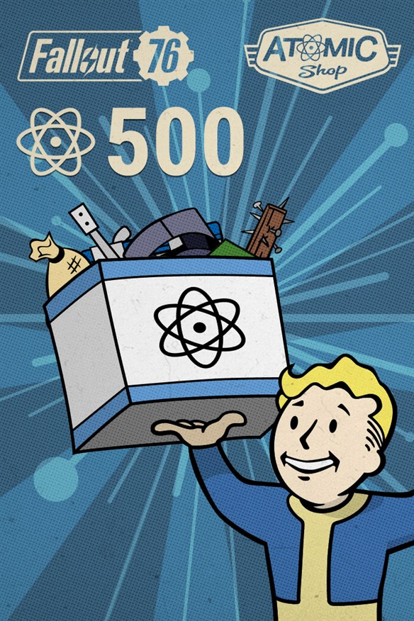 Fallout 76: 500 Atoms (PC) Xbox Series X|S and Xbox One cover art