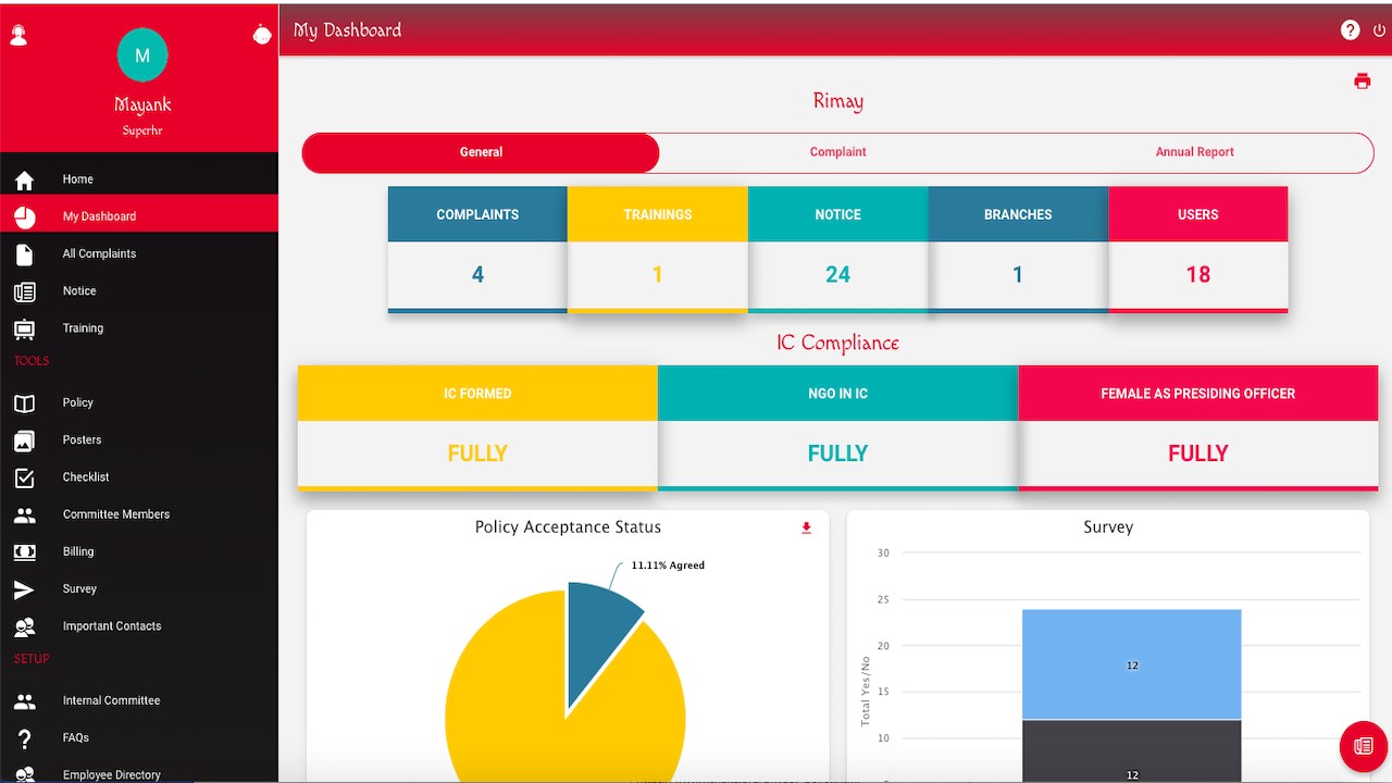 Snapshot 2 of Vishaka - PoSH Compliance