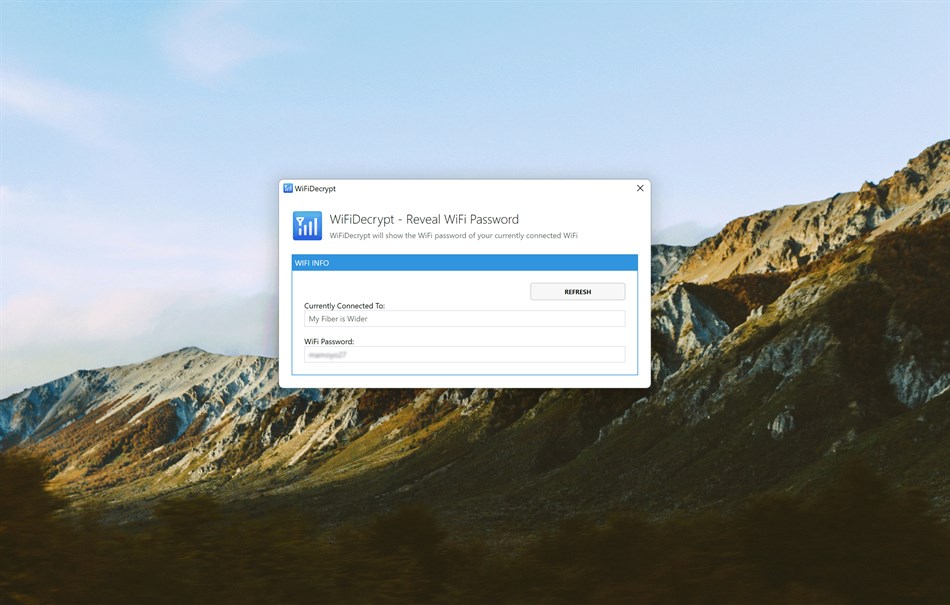 WiFi Password Revealer (Windows) 由: EvlarSoft LLC