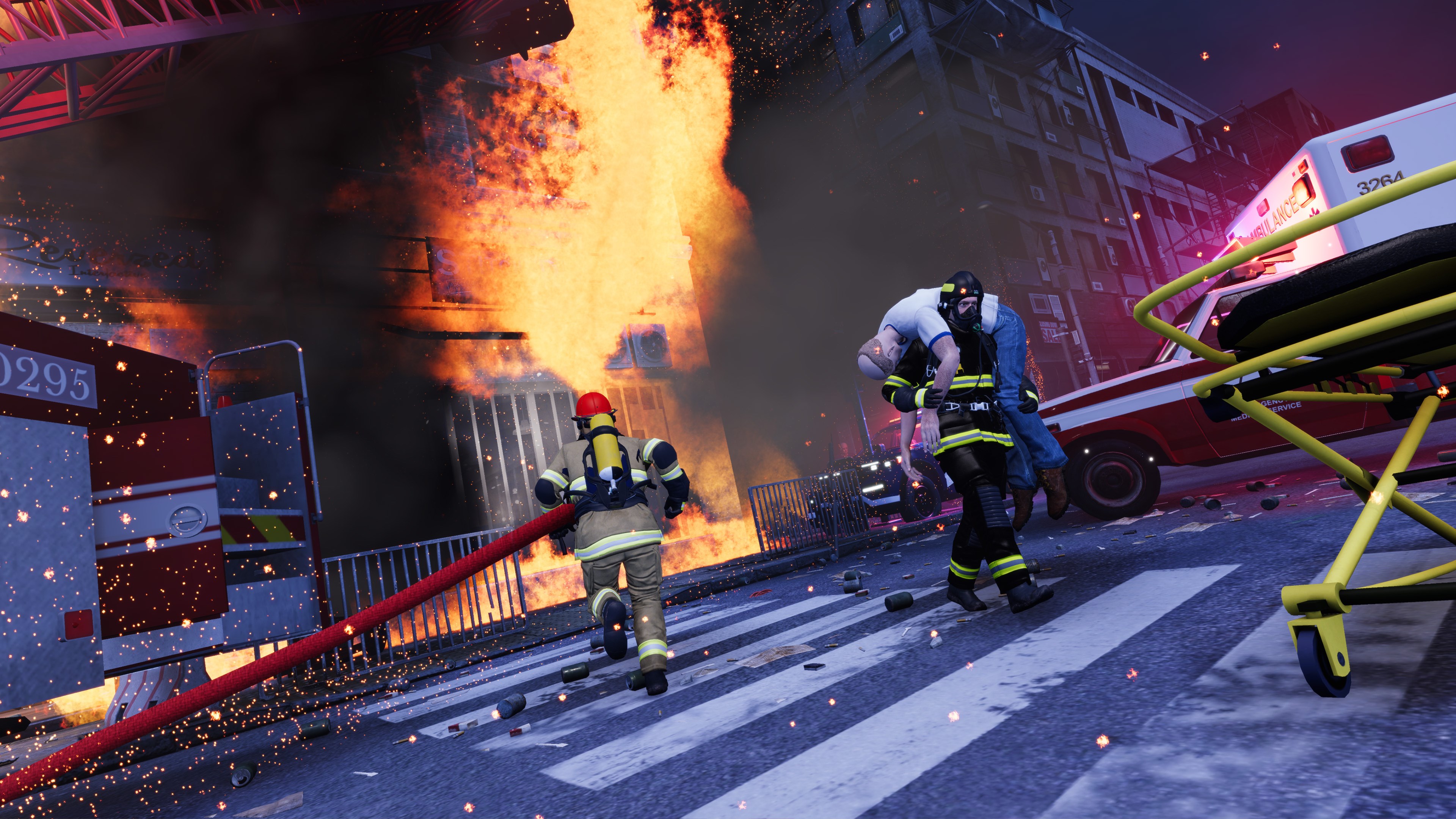 Firefighting Rescue Simulator screenshot 1 of 4
