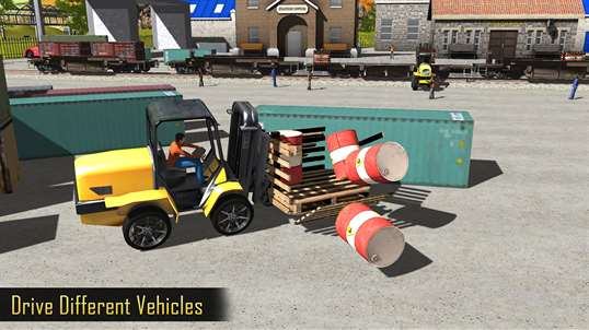 Cargo Train City Station - Cars & Oil Delivery Sim screenshot 4