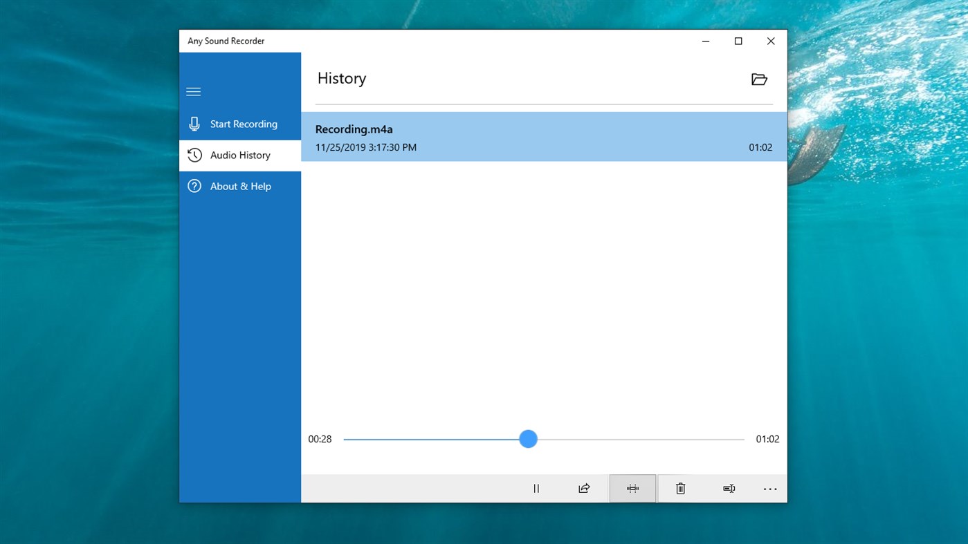 #4. Any Sound Recorder: audio recorder & voice recorder (Windows) De: AnywaySoft, Inc.
