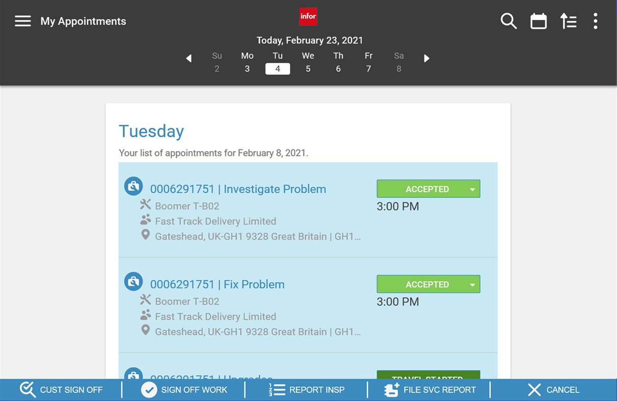 #2. Infor MFS Cloud (Windows) 由: Infor Inc.
