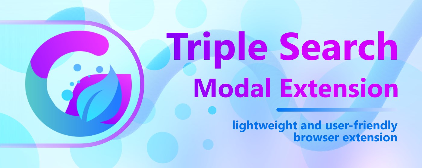 Triple Search Modal Extension - Edge add-on
