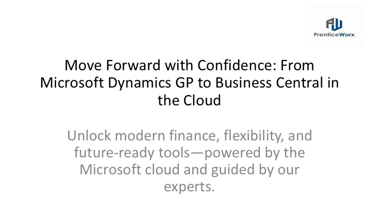 Snapshot 1 of Dynamics 365 GP to Dynamics 365 Business Central Migration with CoPilot