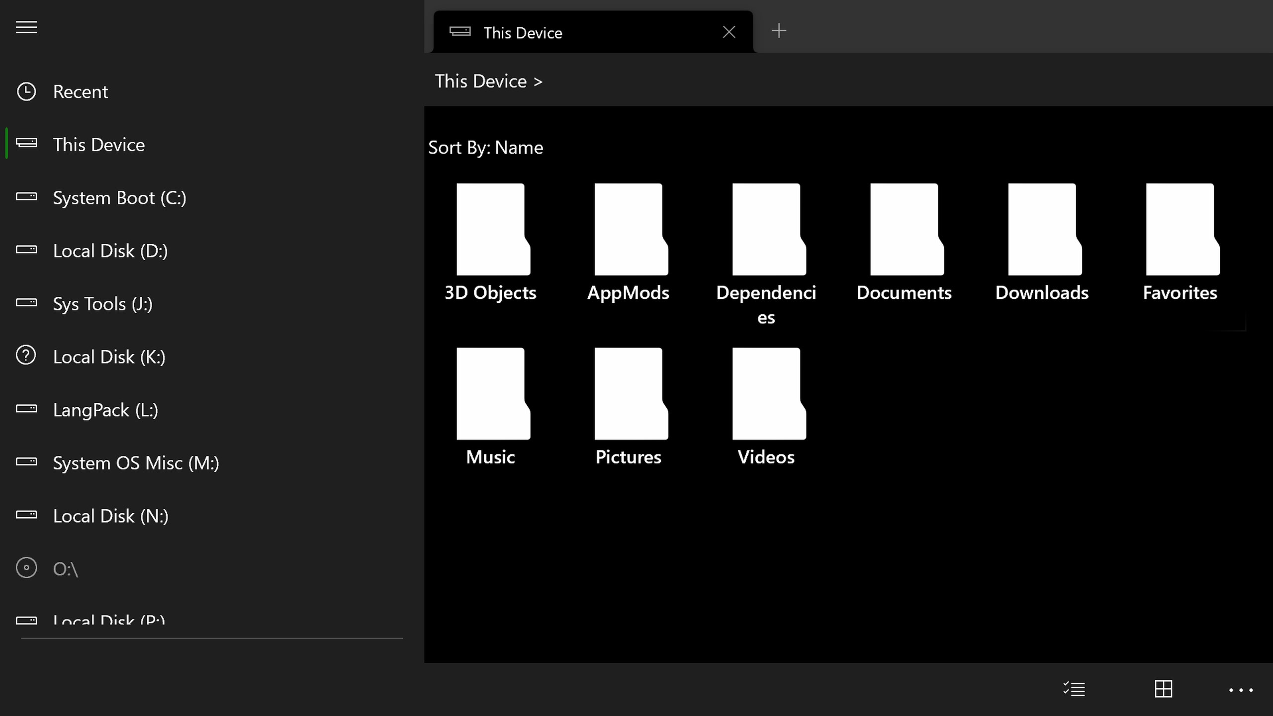 Adv File Explorer screenshot