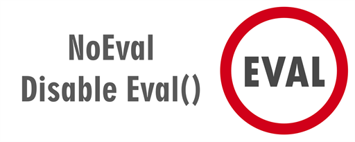 NoEval - Disable Eval() marquee promo image