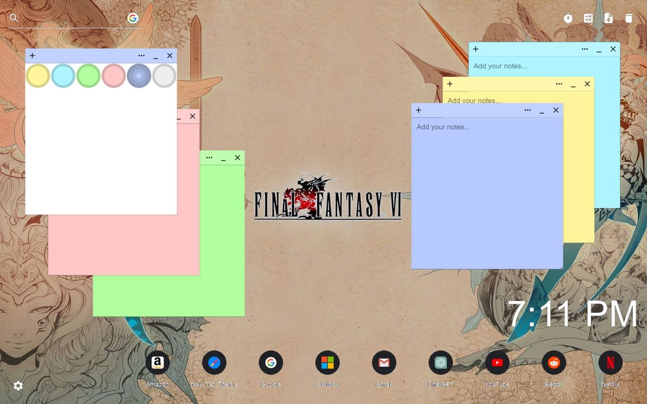 Final Fantasy VI Wallpapers New Tab