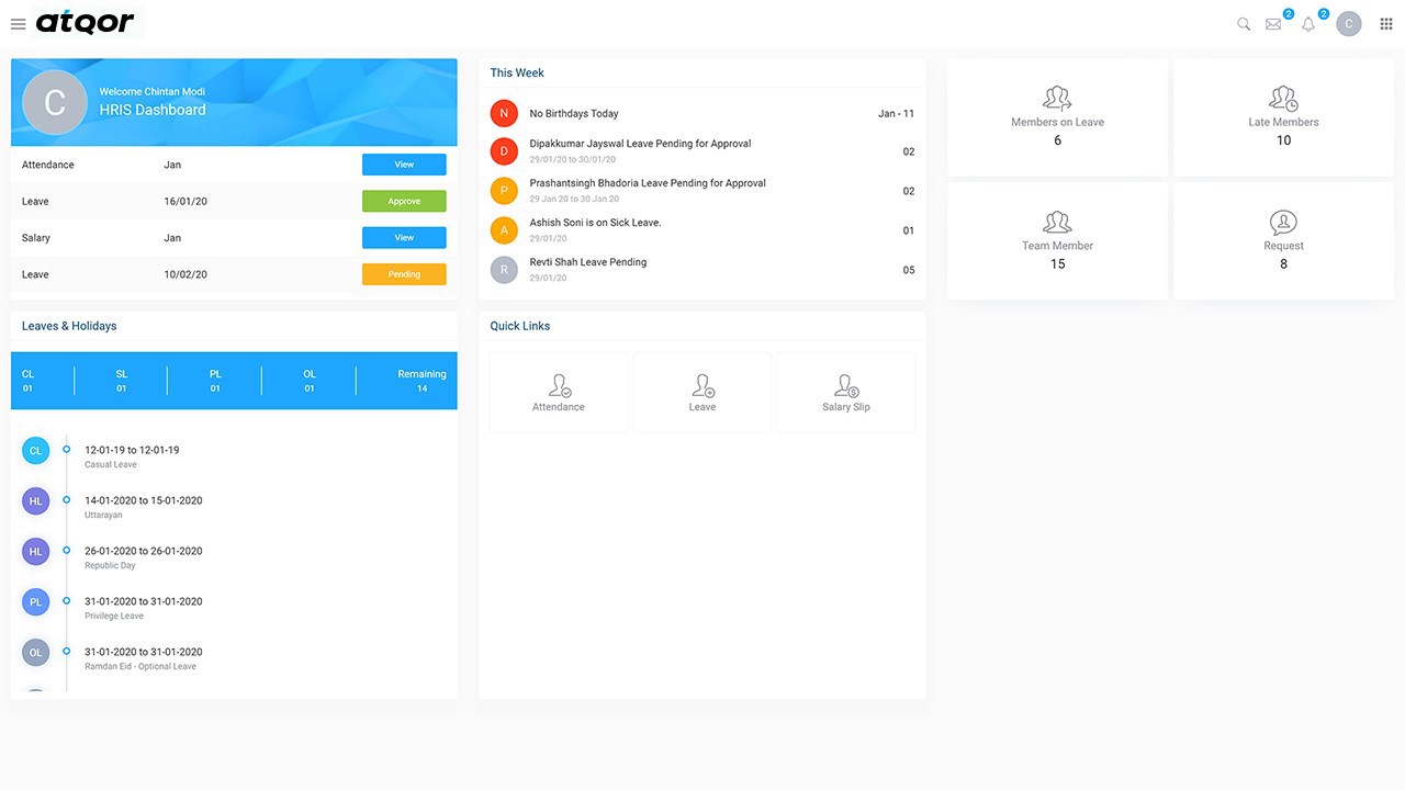 Snapshot 5 of Human Resources Management App using Power Apps: 5-Wk Implementation