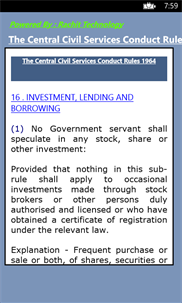 The Central Civil Services Conduct Rules 1964 screenshot 4