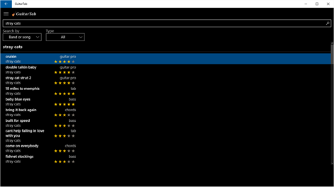 GuitarTab - Tabs and chords Screenshots 2