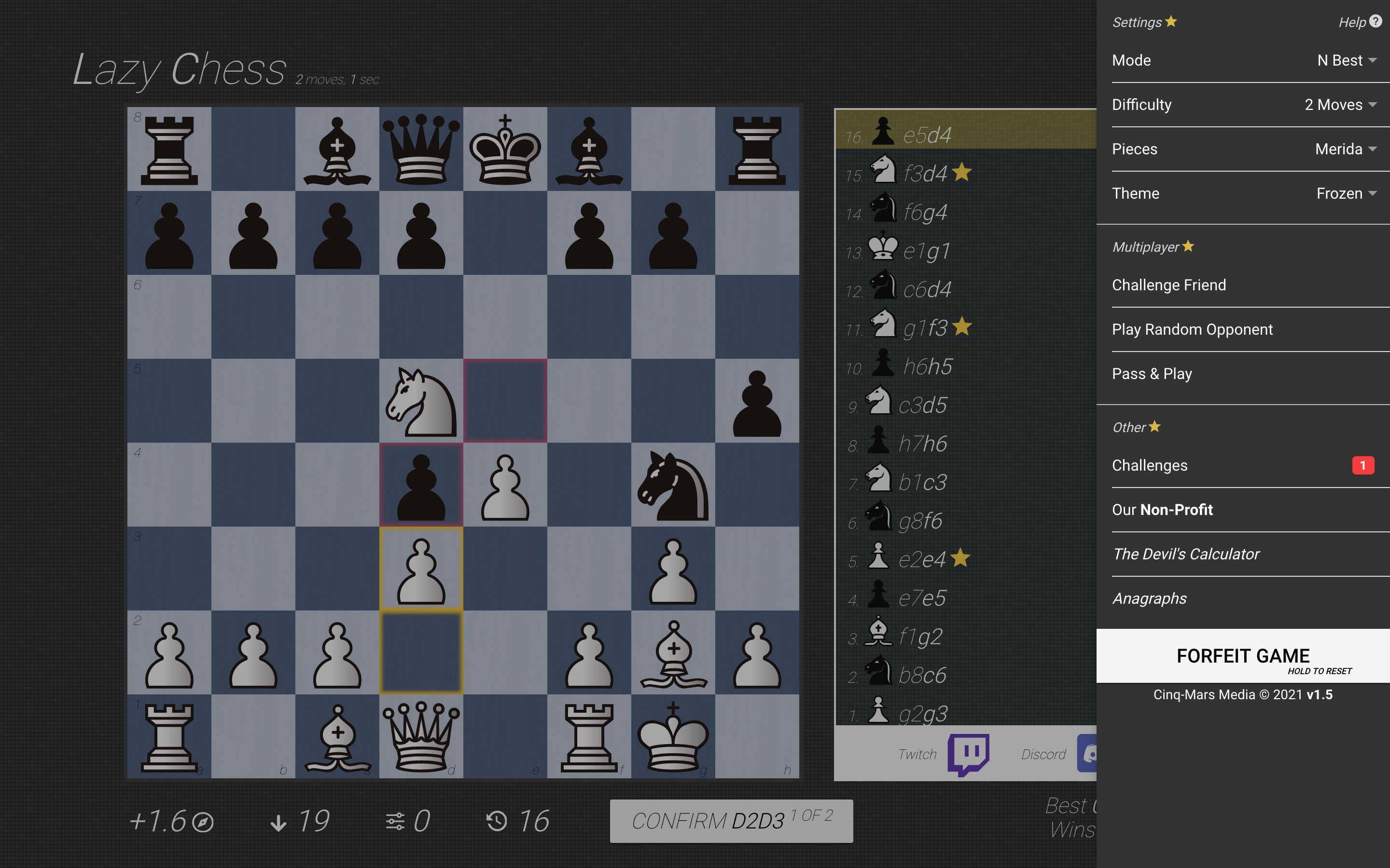 Screenshot 4 Lazy Chess windows