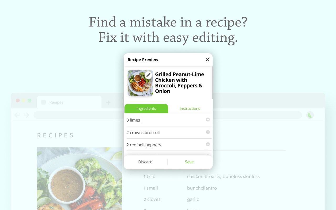 Mealime Recipe Collector