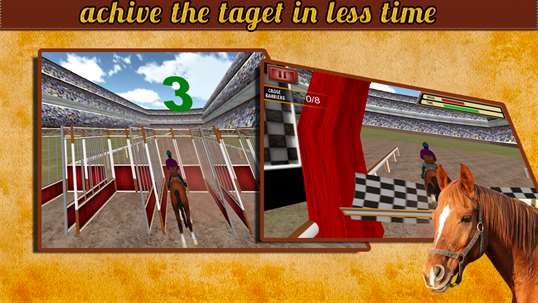 Black Horse Jumping Racing 3D screenshot 6