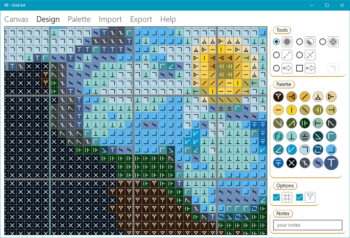 #9. Grid Art (Windows) Podle: Мистер Кибернетик
