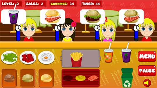 Burger Shop - Restaurant Fever screenshot 2