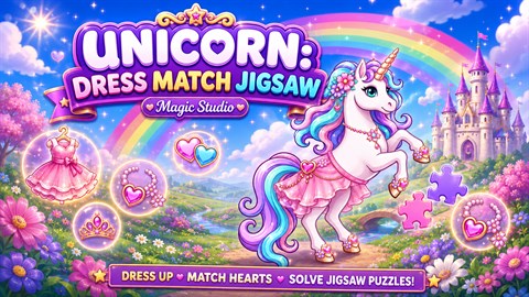 Unicorn: Dress Match Jigsaw