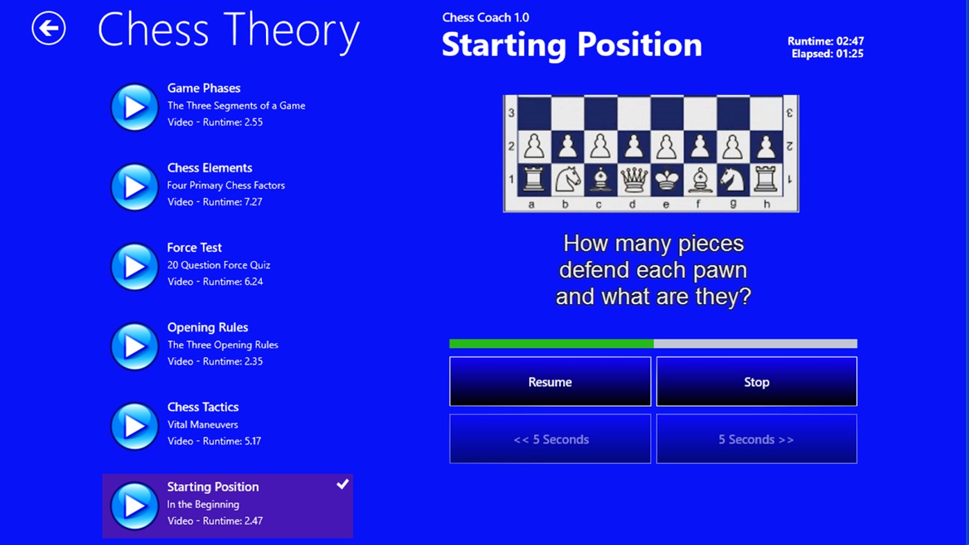 #5. Chess Coach 1.0 DT (Windows) By: Universal Applications