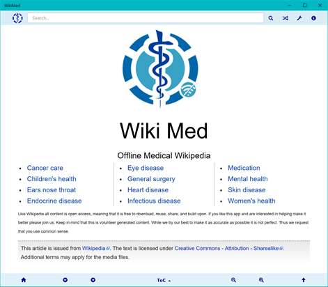 WikiMed Screenshots 1