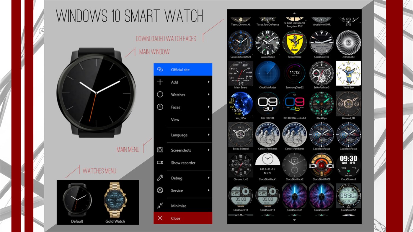 #1. Smart Watch Microsoft Store (Windows) 来自: HS Lab.