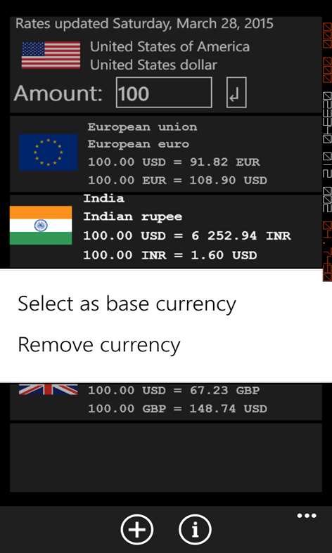 Currency Exchange Screenshots 2