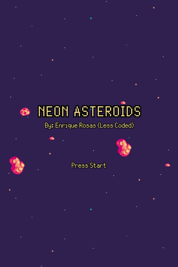 Neon Asteroids Xbox Series X|S and Xbox One cover art