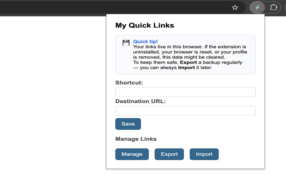My Quick Links