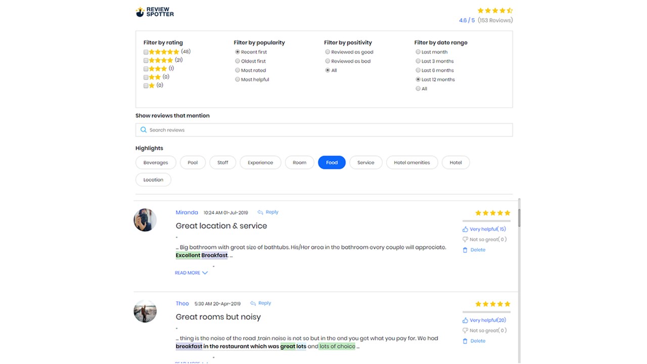 Snapshot 4 of ReviewSpotter