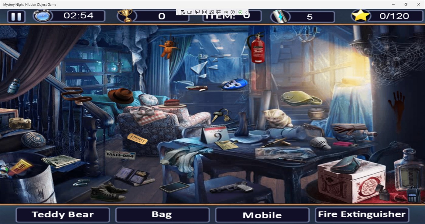 #3. Haunted Place Hidden Object (Windows) 作者: Kishan Ghaghada