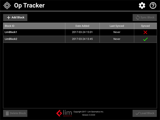 Op Tracker screenshot 1