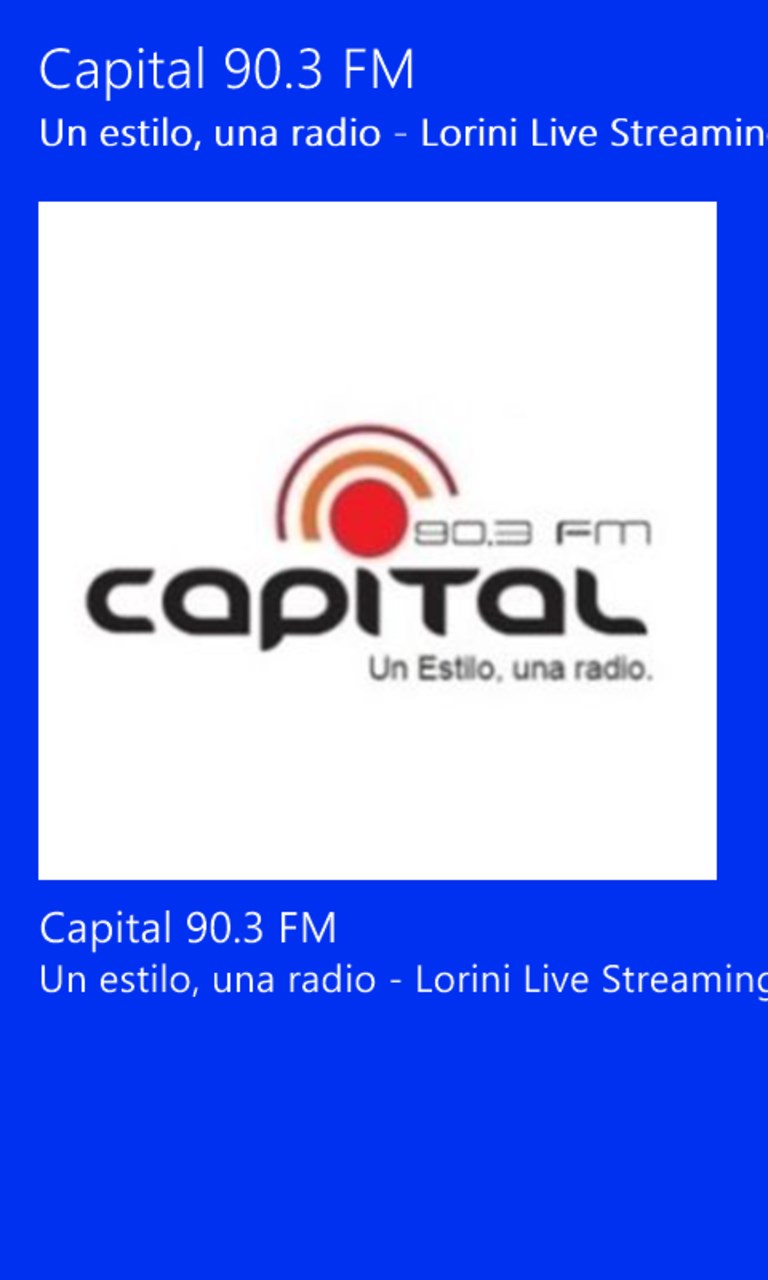 Captura de Pantalla 2 Capital 90.3 FM windows
