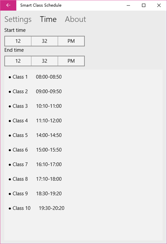 #6. Smart Class Schedule PRO (Windows) 由: lzn1007