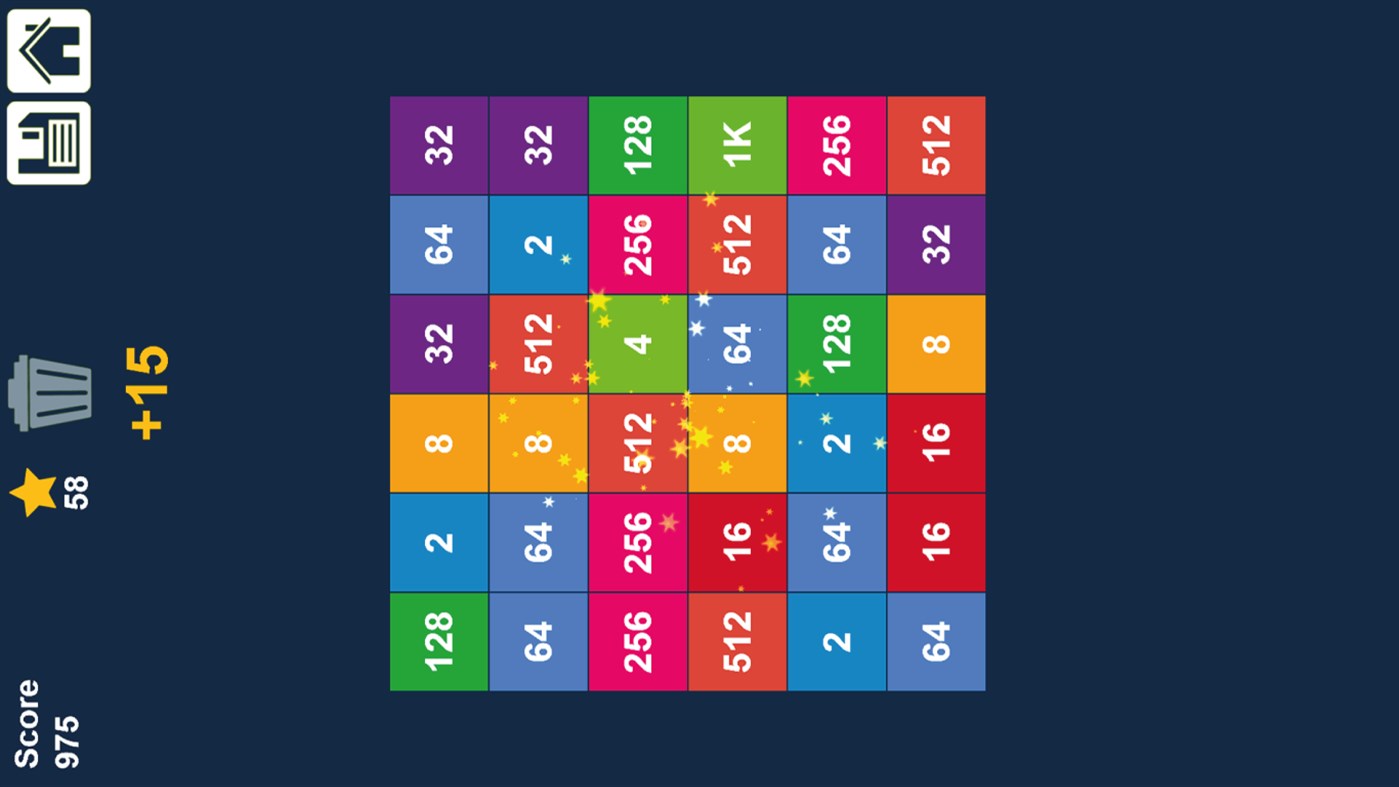 #4. 2048 Rows and Columns: Drag n Merge Numbers (Windows) De: Amr Hassan