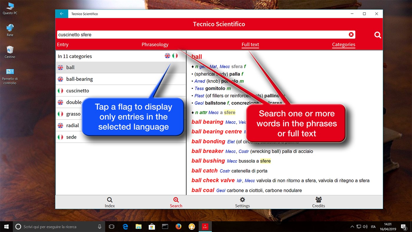 #3. Technical and Scientific English Dictionary (Windows) 由: Edigeo srl