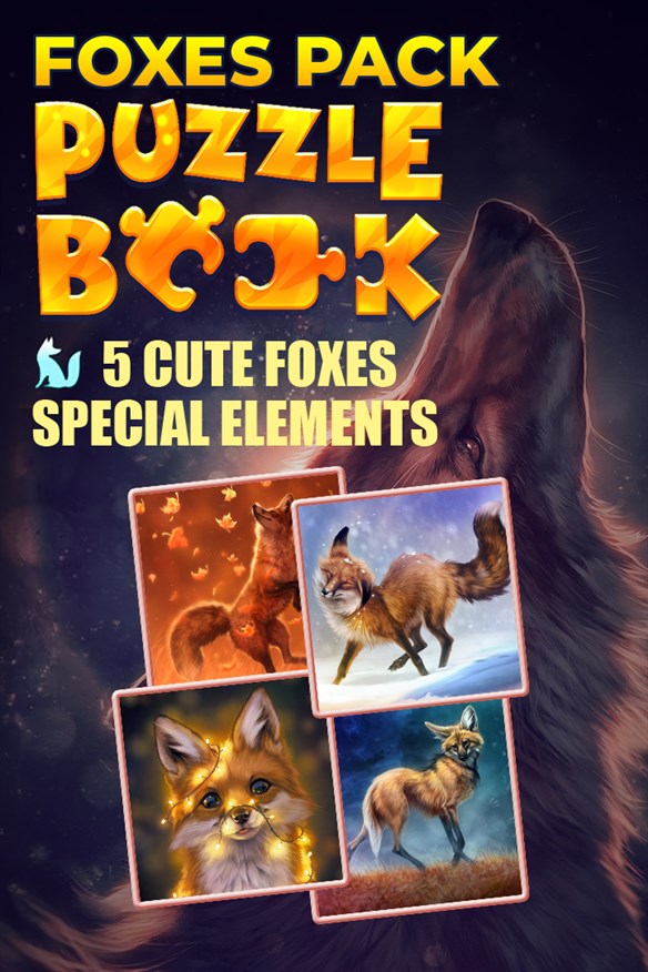 Puzzle Book: Foxes Pack Xbox Series X|S and Xbox One cover art
