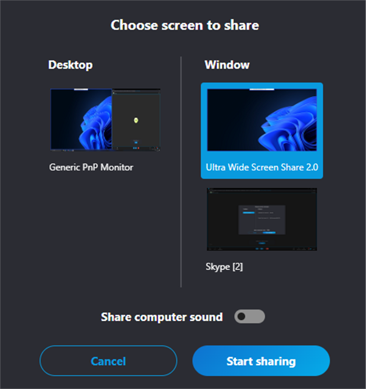 #2. Ultra Wide Screen Share 2.0 (Windows) 게시자: Michal Silski