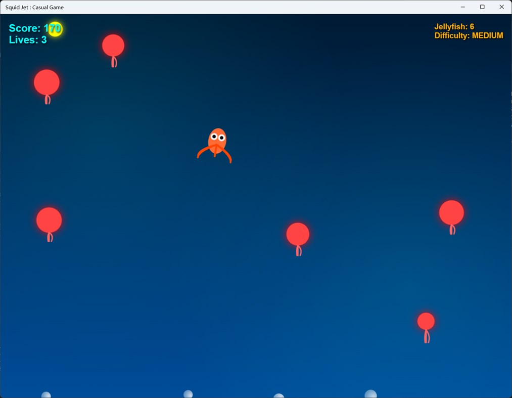 #1. Squid Jet : Casual Game (Windows) بواسطة: RollerNiGi