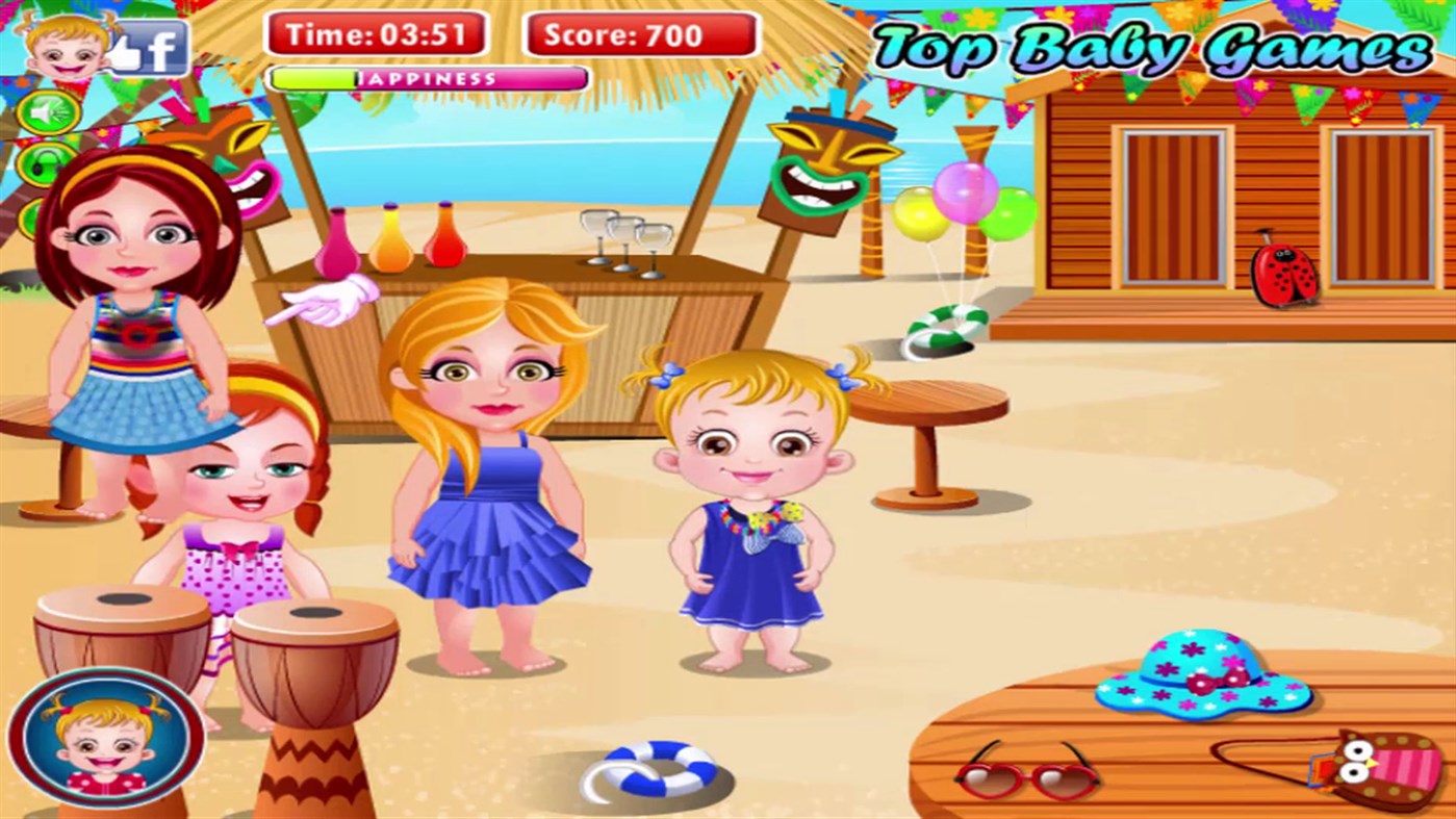 #3. Baby Hazel Beach Party (Windows) By: GameTab LLC