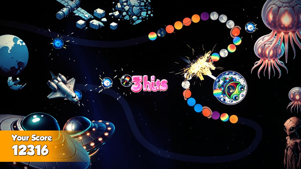 Zumba - Galactic Marble Blast screenshot 9
