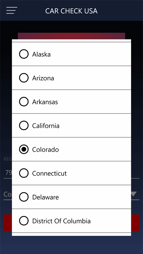 Car Registration Check Screenshots 2